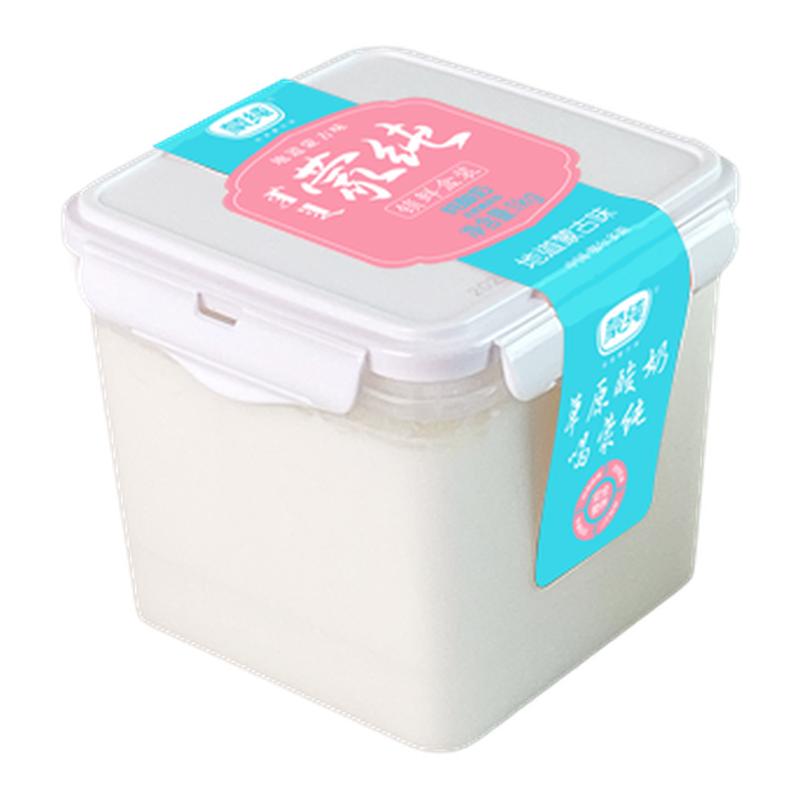 蒙纯0蔗糖酸奶1kg控糖代餐早餐