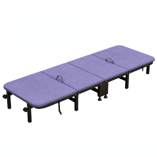 DONICE简约折叠床办公午休木板海绵三折靠背四折加固承重椰棕防潮