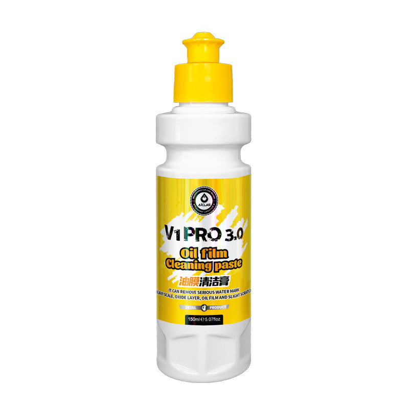 V1pro汽车玻璃去油膜清洁膏氧化铈去除镀膜水渍轻微划痕抛光液