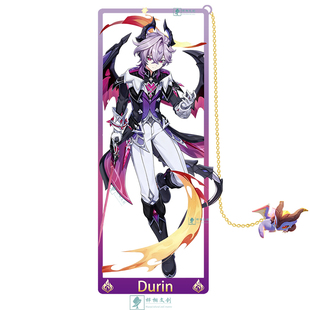 原神小杜林金属镂空书签合金学生文具礼物周边坎瑞亚角色收藏纪念