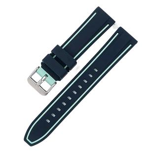 适配swatch斯沃琪X宝珀联名款五大洋手表表带橡胶硅胶22mm北冰洋