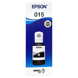 EPSON爱普生015原装墨水 M1058喷墨打印机墨水连供补充装墨仓大容量120ML墨汁C13T12K180黑色墨水正品