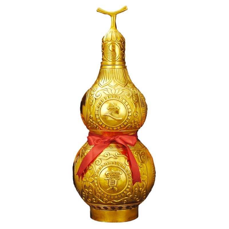 药师天医桌面摆件太极八宝铜葫芦