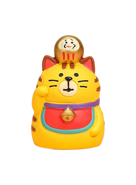 可爱招财猫招财虎桌面小摆件