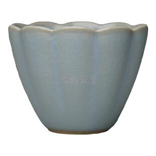 汝州原产地大观汝瓷功夫茶具莲心杯一级品朱家汝窑朱法喜玛瑙