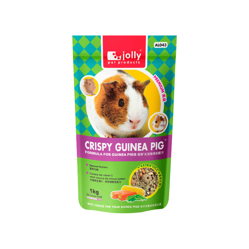 Jolly祖莉豚鼠粮荷兰猪粮食天竺鼠粮主粮荷兰猪饲料1kg