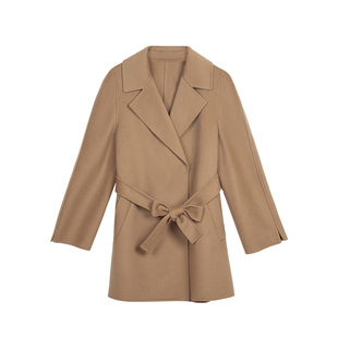 谭飞时装【启运大衣】冬季新款羊毛女装好看高级感双面毛呢外套