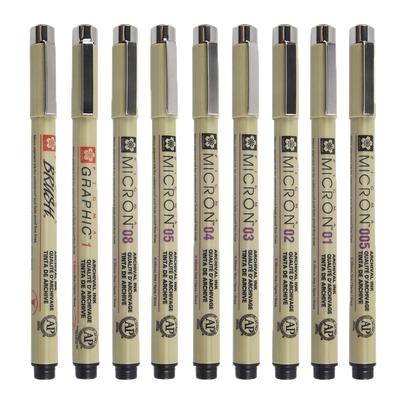 日本樱花针管笔防水勾线笔防水笔