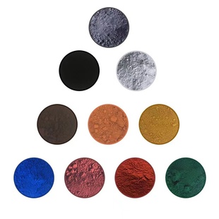 氧化铁颜料水泥调色粉花盆假山上色彩色混凝土氧化铁红粉氧化铁黑