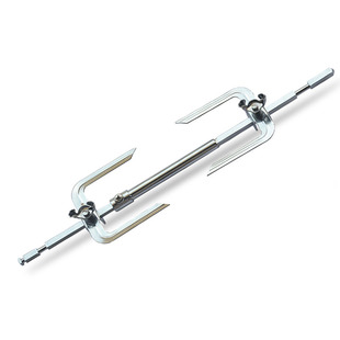 旋转烤鸡转轴叉烤笼适用电烤箱空气炸锅烤肉串架烤鱼笼烘焙配件