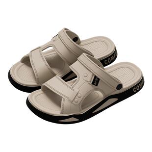 利达妮开车拖鞋男士夏外穿2026新款凉鞋大码防滑防臭户外沙滩凉拖