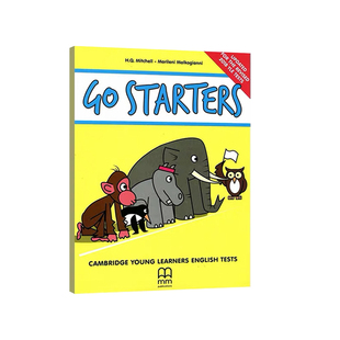 剑桥少儿英语YLE等级考试教材Go Starters movers flyers 含光盘CAMBRIDGE YOUNG LEARNERS ENGLISH TESTS 2018 YLE 测试真题集