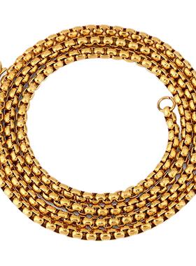 欧美夜店男士珍珠链不锈钢