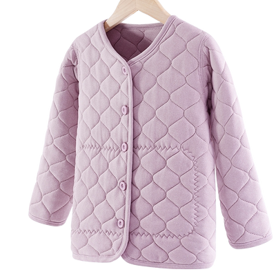 多妙屋儿童外套春秋女童棉衣