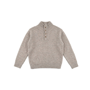 Hualun半高领毛衣男款冬季半开襟针织衫男潮流休闲内搭保暖打底衫