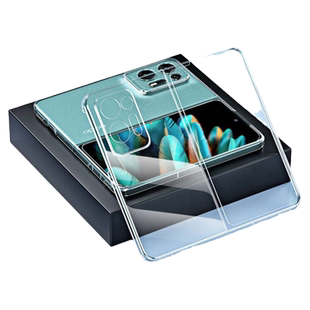 适用于oppofindn2手机壳findn2二代全包防摔oppo find n2透明oppofindn软壳男女oppo折叠屏外壳潮高级超薄