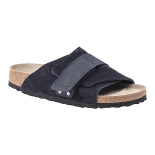 BIRKENSTOCK勃肯德国进口男女款牛皮绒面革Kyoto魔术贴单带凉拖鞋