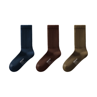 7A抗菌|蕉内银皮511Pro袜子男运动防臭秋冬长袜粗针日系复古棉袜