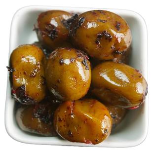 紫苏青酸枣酸甜味道不辣酸枣粒紫苏味浓郁个大果大颗酸枣浏阳特产