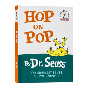 进口英文原版绘本 精装 Hop on Pop 苏斯博士在爸爸身上跳来跳去 Dr Seuss 廖彩杏书单 幼儿早教启蒙 趣味阅读绘本