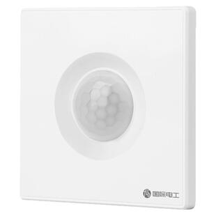 86型声光控加人体感应开关二合一红外线声控智能220V楼道延时面板