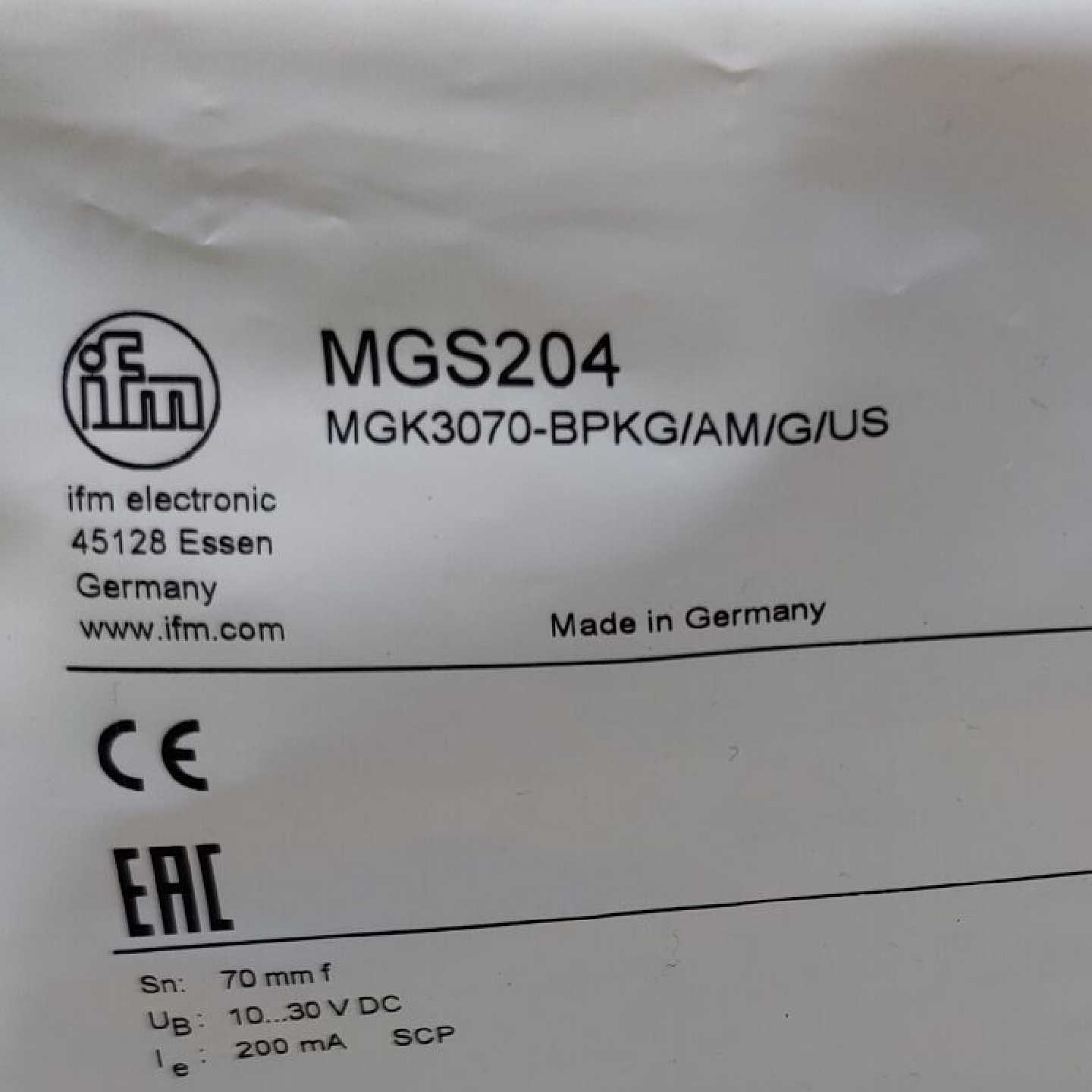 议价IFM IY5052 MFH200 MFT202 MGS204 全新原装正品易福门 - 实物图