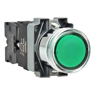 正品施耐德XB2-BW33B1C 34B 36B 35B 31M1C 220V 24V带灯按钮开关