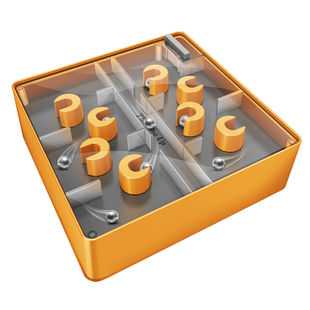 创意平衡滚珠迷宫走珠过关桌面游戏益智减压儿童玩具六一礼物