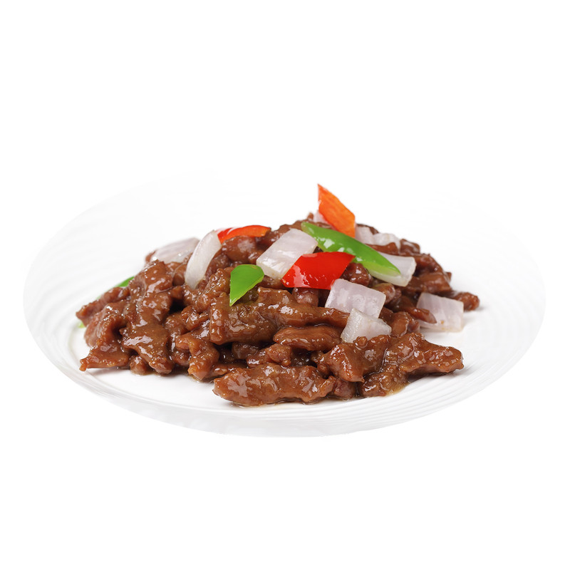 楼外楼半成品鱼香肉丝酱爆牛柳糖包装速食菜/预制菜