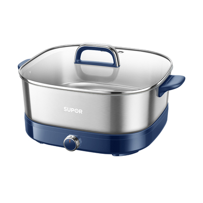 苏泊尔不锈钢电火锅家用电锅分体式0涂层电热锅多功能官方正品