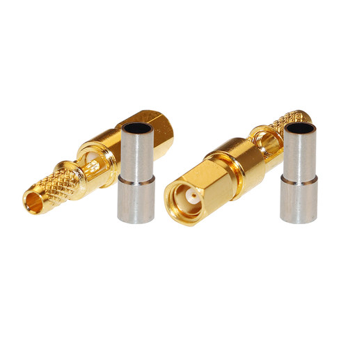 SSMC-K-1.5射频连接器接50-1.5电缆mini-SMC母头接线订制电缆组件