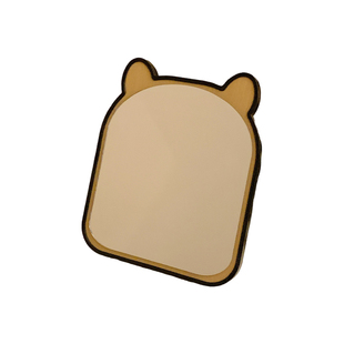 可爱小熊猫咪木制折叠化妆镜家用便携梳妆镜女生宿舍桌面台式镜子