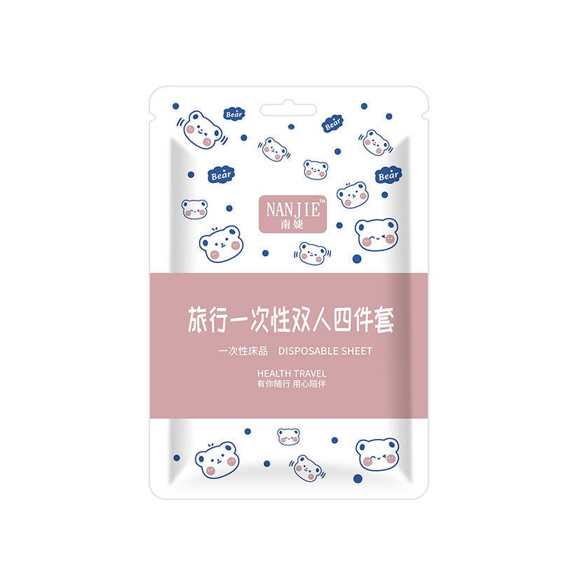旅行酒店一次性床单被套四件套