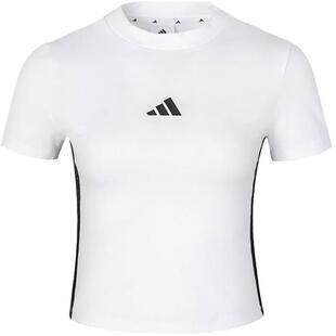 劲浪体育adidas阿迪达斯女子运动休闲短袖T恤JY8571