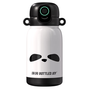 王一博吨智能指纹杯解锁保温杯男女生学生儿童上学专用吸管水杯子