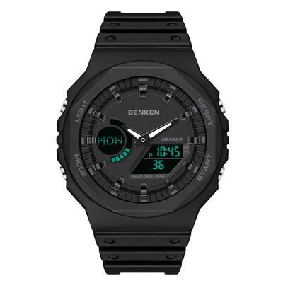benken运动时尚运动男电子表腕表