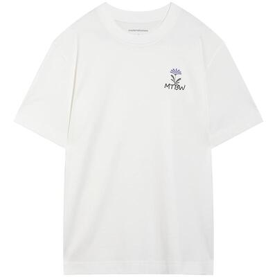 美特斯邦威T恤短袖男2025夏季新款潮流休闲百变小印花短袖恤上衣