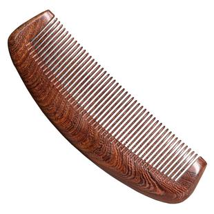 木梳子女士长发大号整料黑金丝檀木静电按摩脱发宽齿卷发家用