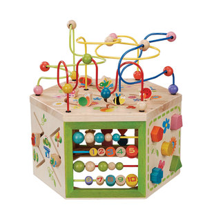 EverEarth百宝箱绕珠串珠儿童玩具多面体幼儿益智早教男女孩礼物