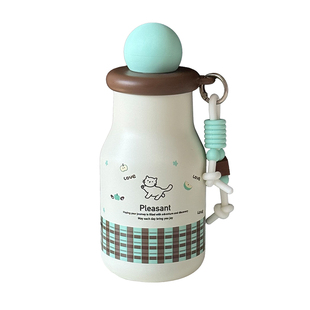 恒度2026新款保温杯女生高颜值带吸管水杯咖啡杯外出小巧便携杯子