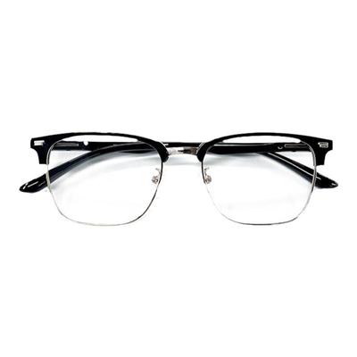 桔里半框商务圆脸痞帅眼镜框