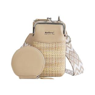 夏天散步手机包女式斜挎精致小包包2025新款女小挎包迷你子母包包