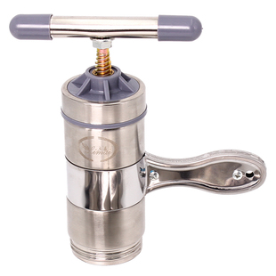 立麦家用手动面条机小型河捞工具压面机不锈钢饸饹机莜面窝窝神器