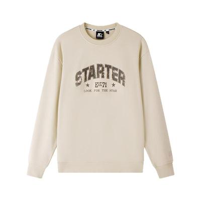 STARTER卫衣秋冬男女同款休闲保暖印花圆领套头长袖百搭时尚上衣