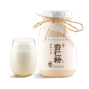 【纯杏仁粉】丙田南杏仁甜杏仁官方旗舰店七白饮冲饮烘焙210g