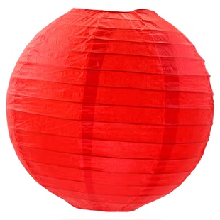 红色纸灯笼折纸瓦楞纸挂饰店铺橱窗新年春节过年氛围场景装饰布置