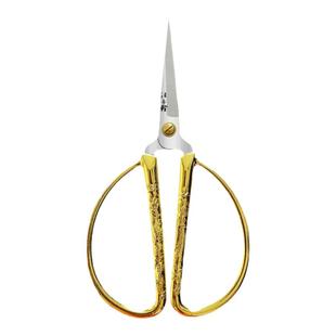 汪吾铨不锈钢剪纸专用剪刀尖头专业学生手工小剪子龙凤民俗窗花剪