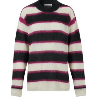 【折扣】Isabel Marant Etoile 女秋冬内搭条纹马海毛毛衣