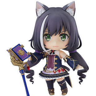 公主连结凯露粘土人手办黑猫换头臭鼬动漫Q版少女二次元游戏摆件