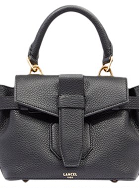 LANCEL/兰姿 Charlie系列迷你手提包单肩斜挎包牛皮革牛皮